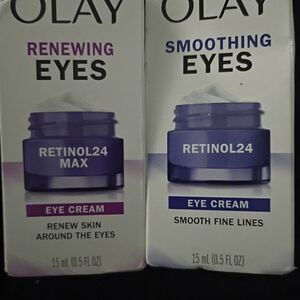 OLAY Retinol24 Eye Cream Duo - Purple & White Packaging